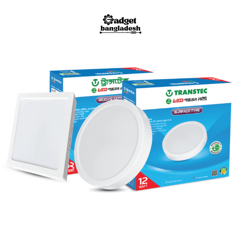 12 WATT LED BRIGHT PANEL LIGHT SURFACE